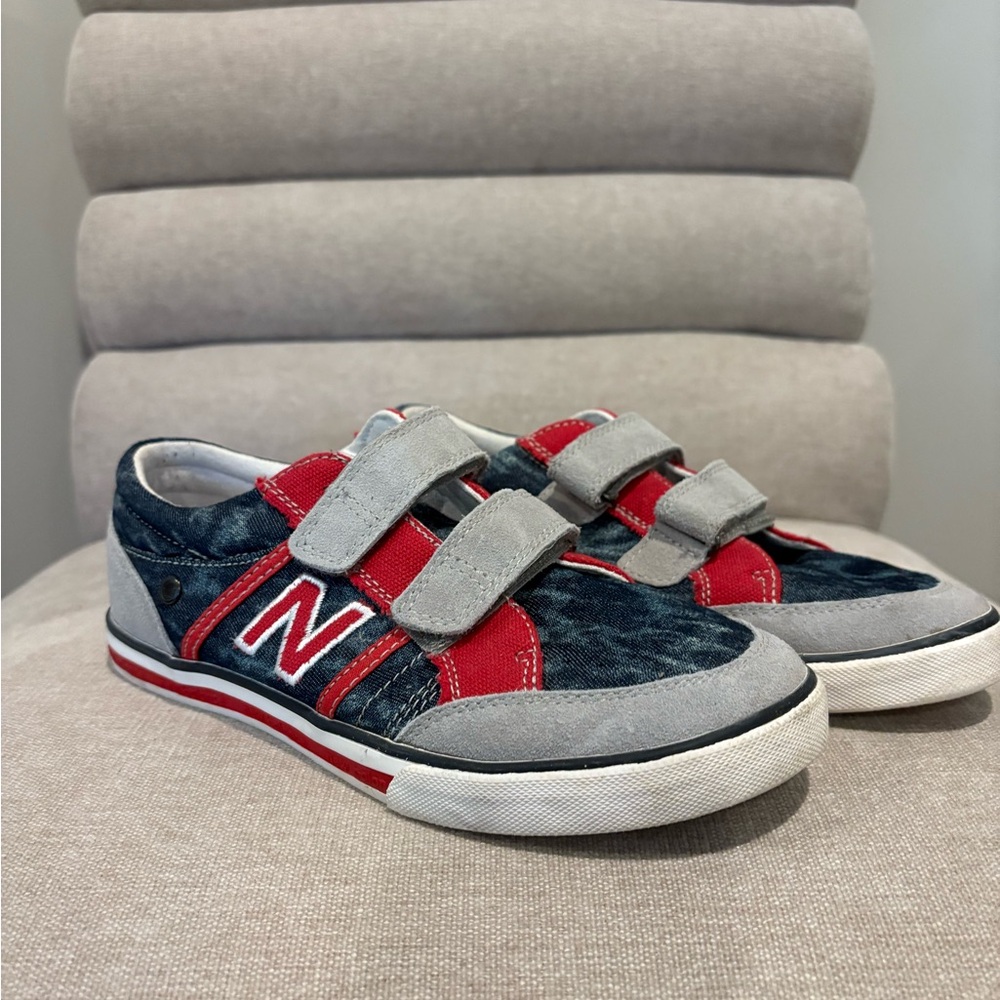 New Balance Kids' Blue and Red Sneakers